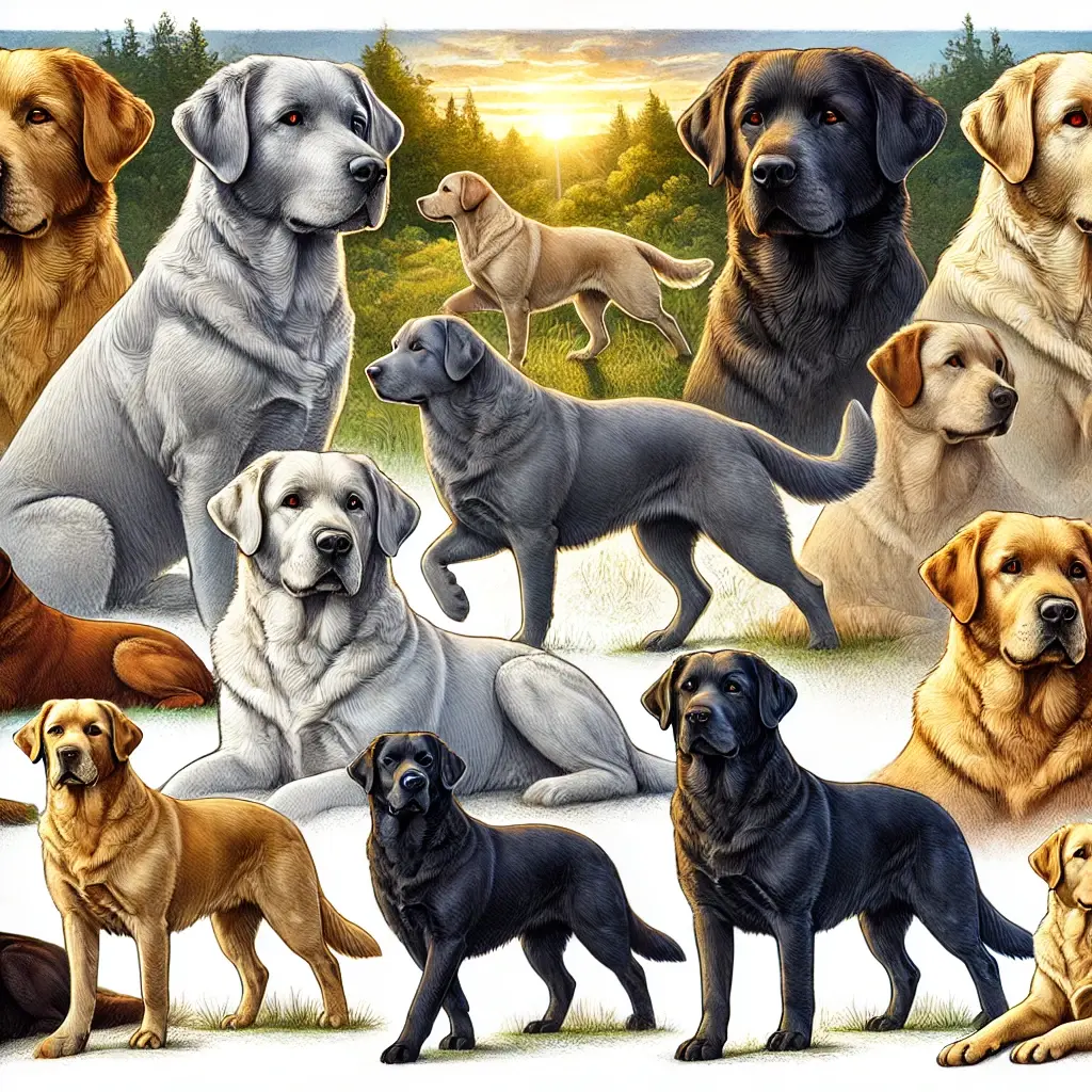 Labrador retrievers Rare colors